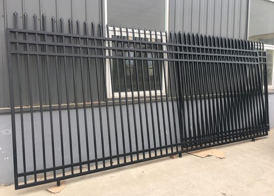 Hàng rào thép hình ống bằng sắt rèn L2400mm ISO9001
