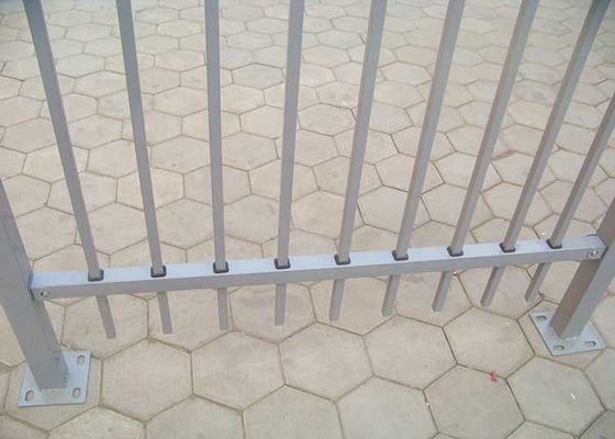 6ft cao đúc thép ống hàng rào bền Prefabricated ISO9001 chứng nhận