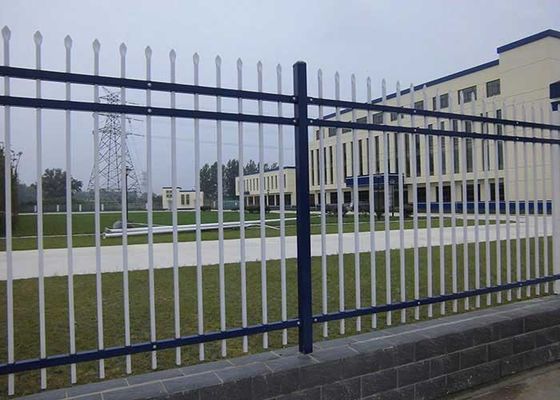 đường ray ngang Picket Hàng rào hình ống thép hàng đầu