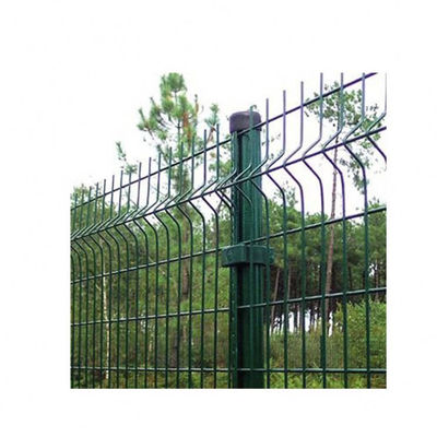Giá nhà máy Metalx Giá rẻ PVC phủ màu xanh lá cây / đen ngoài trời vườn 3D cong hàn uốn cong đường viền an ninh dây / V lưới