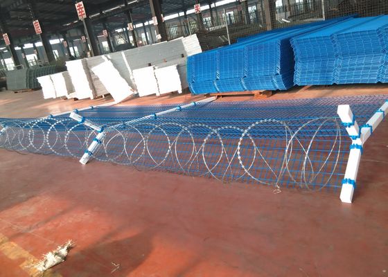 Cột hình chữ Y H2400mm Hàng rào an ninh sân bay cong 3D