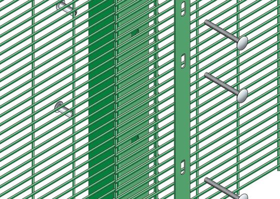 Trụ vuông được sơn tĩnh điện 76,2 * 12,7mm 358 Hàng rào an ninh
