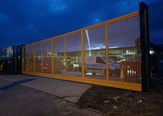 Cổng hàng rào vườn kim loại H2,2m được hàn kép HGMT