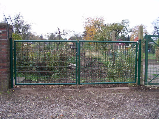 Galvanized bột phủ thép cửa hàng rào vườn ống cửa hai cửa chống nước mô hình 3D cho nhà ở