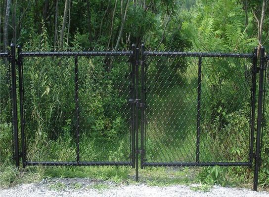 Cổng hàng rào sân vườn bằng kim loại hai lá 1,5m Mạ kẽm nhúng nóng