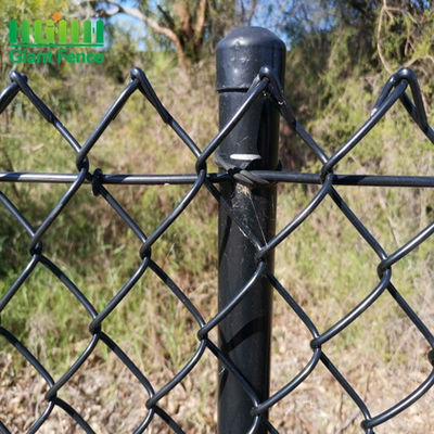 Q195 Pvc tráng 50 * 50mm Hàng rào liên kết chuỗi nhựa cho sân thể thao