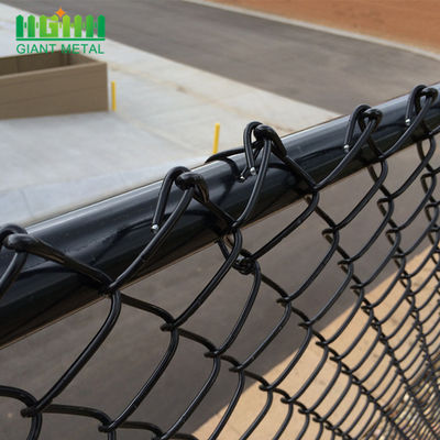 Q195 Pvc tráng 50 * 50mm Hàng rào liên kết chuỗi nhựa cho sân thể thao