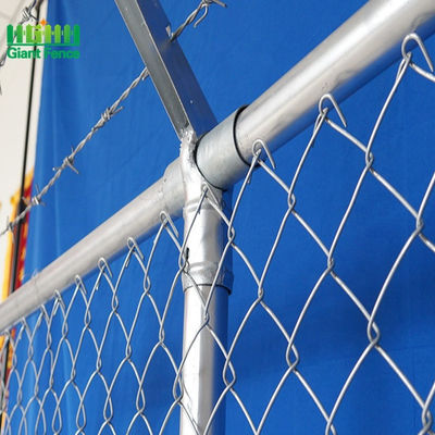 100 * 100mm Mở hàng rào liên kết chuỗi có chiều cao 10ft Chứng nhận ISO 9001