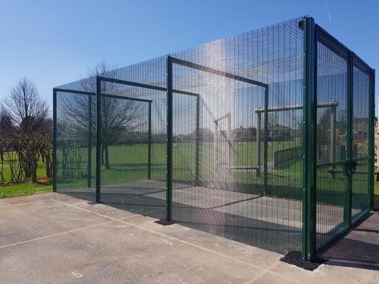 Phòng chống trộm 358 Cửa hàng an ninh Hot Dip Galvanized Anti-Climb Welded Wire Mesh Cửa hàng cho vườn sân trường