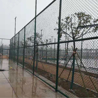 PVC phủ dây chuyền liên kết hàng rào bảng màu đen cho cửa trellis