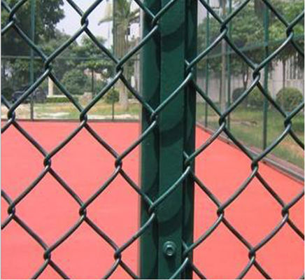 8 ft cao x 25 ft cuộn PVC phủ kim cương hình dạng lưới dây thép thép galvanize chuỗi nối hàng rào