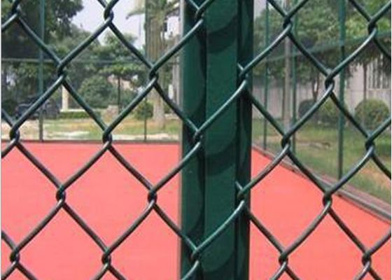 8 ft cao x 25 ft cuộn PVC phủ kim cương hình dạng lưới dây thép thép galvanize chuỗi nối hàng rào