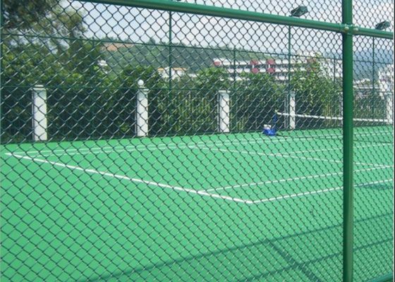 8 ft cao x 25 ft cuộn PVC phủ kim cương hình dạng lưới dây thép thép galvanize chuỗi nối hàng rào