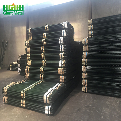 Hàng rào hiện trường 0,8m Thép cao Studded T Post 0,95 1,25 1,33lb / Ft