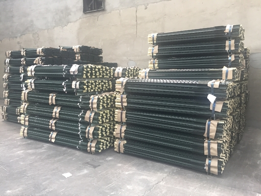 Hàng rào hiện trường 0,8m Thép cao Studded T Post 0,95 1,25 1,33lb / Ft