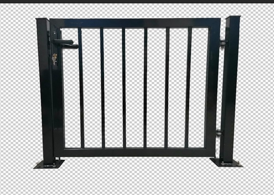 Cổng hàng rào bằng kim loại chống ánh nắng mặt trời Màu xanh lá cây PVC tráng Ống hàn đơn