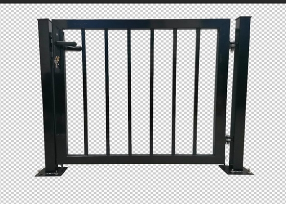 Ral6005 Chiều cao 1,5 / 1,8m Cổng hàng rào bằng kim loại Pvc Ống hàn đơn