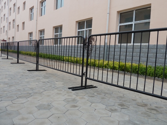 Nhựa thép galvanized nhôm kiểm soát đám đông hàng rào hàng rào di động an toàn gấp người đi bộ sự kiện concert
