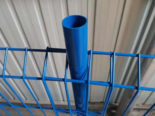 Màu xanh lam bảo vệ cạnh hàng rào Lưới nhựa PVC tráng tạm thời