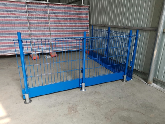 Hàng rào bảo vệ cạnh thép Biểu trưng của công ty Xây dựng Hgmt