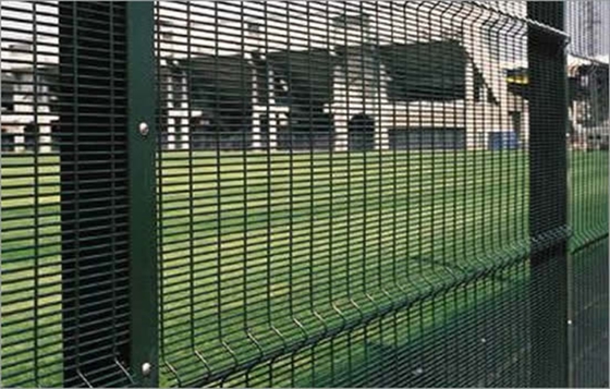 Galvanized hàn 358 lưới hàng rào bột phủ bên ngoài